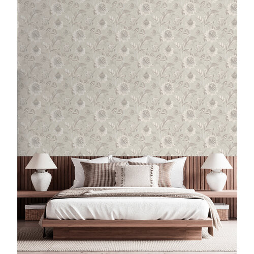 Dutch Wallcoverings Arabesque - Cecelia Dove Grey - Grijs