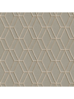Dutch Wallcoverings Wallstitch/Bs1 Hexagonal Grey - Grijs