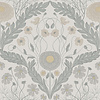 Dutch Wallcoverings Blomstermala - Marguerite Grey - Grijs
