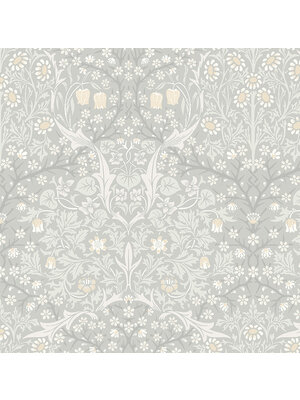 Dutch Wallcoverings British Heritage Bloem - Grijs Dutch Wallcoverings British Heritage Bloem - Grijs