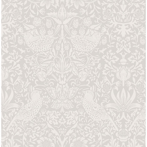 Dutch Wallcoverings British Heritage Vogel - Grijs