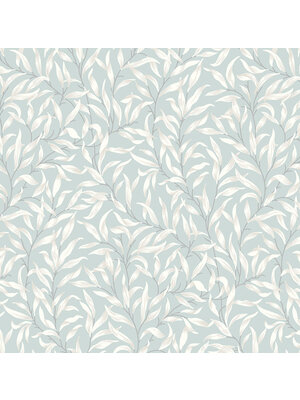 Dutch Wallcoverings British Heritage Blaadjes - Grijs