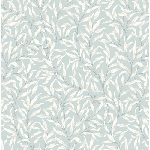 Dutch Wallcoverings British Heritage Blaadjes - Grijs
