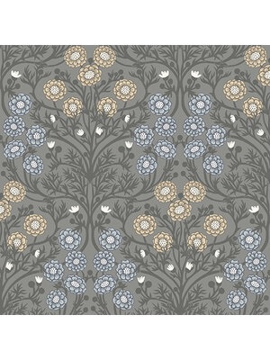 Dutch Wallcoverings Ekbacka - Bellis Grey - Grijs