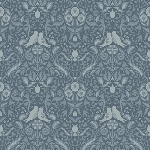 Dutch Wallcoverings Ekbacka - Niki Grey - Grijs
