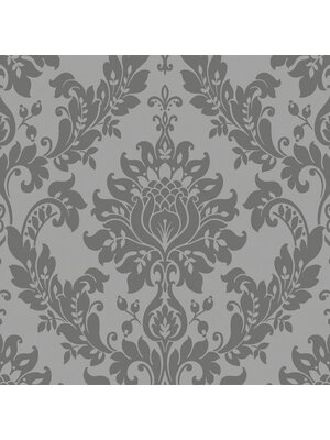 Dutch Wallcoverings Eleganza - Clara Grey - Grijs