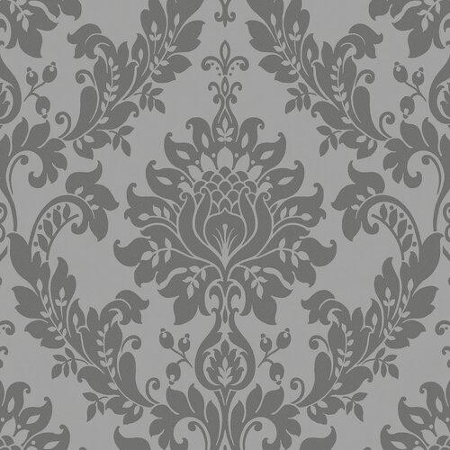 Dutch Wallcoverings Eleganza - Clara Grey - Grijs Dutch Wallcoverings Eleganza - Clara Grey - Grijs