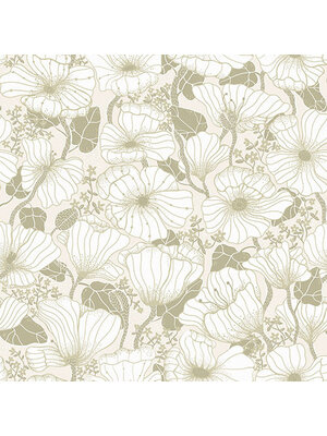 Dutch Wallcoverings Lina II - Matilda Grey - Grijs