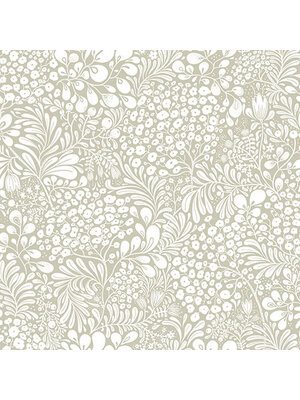 Dutch Wallcoverings Lina II - Siv Dark Grey - Grijs