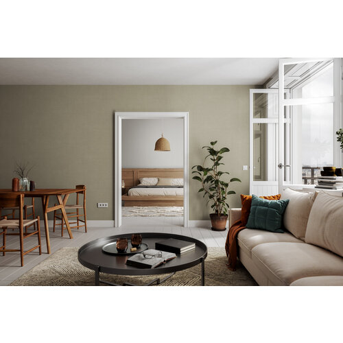 Dutch Wallcoverings Midolin - Näver Grey - Grijs