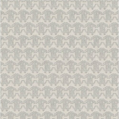 Dutch Wallcoverings Roberto Cavalli 9 - Logo - Grijs