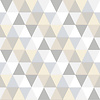 Dutch Wallcoverings Joy - Driehoeken - Grijs/Beige