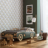 Dutch Wallcoverings Joy - Driehoeken - Grijs/Beige