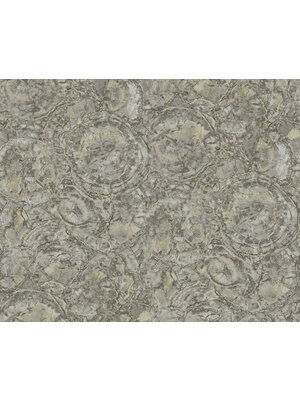 Dutch Wallcoverings Carrara Best - Grijs/Goud