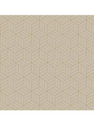 Dutch Wallcoverings Euphorie - Dessin - Grijs/Goud Dutch Wallcoverings Euphorie - Dessin - Grijs/Goud