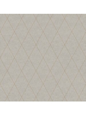 Dutch Wallcoverings Euphorie - Dessin - Grijs/Goud