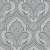 Dutch Wallcoverings Casbah/Bs1 Damask Grey/Silver - Grijs/Zilver