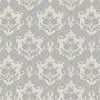 Dutch Wallcoverings New Tekko Medaillon - Grijs/Zilver