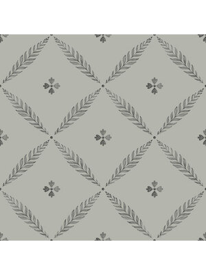 Dutch Wallcoverings FC Blomstermala- Henry Grey/black - 51022