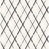 Dutch Wallcoverings Sauvage Ruit - Grijs/Zwart