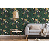 Dutch Wallcoverings Amazonia - Tiki Green - Groen