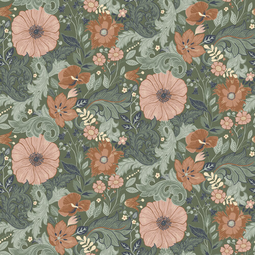Dutch Wallcoverings Angas - Victor Green - Groen