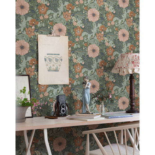 Dutch Wallcoverings Angas - Victor Green - Groen