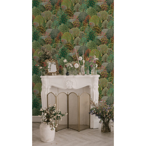 Dutch Wallcoverings Arboretum - Arboretum Green - Groen