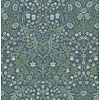 Dutch Wallcoverings FC British Heritage bloem blw/groen - KT20212 Dutch Wallcoverings FC British Heritage bloem blw/groen - KT20212