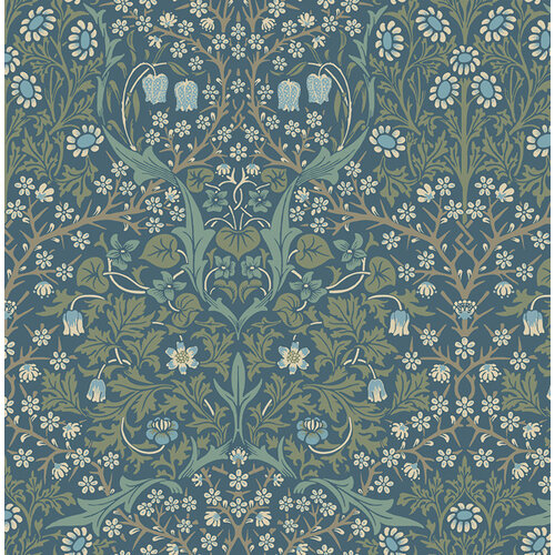 Dutch Wallcoverings British Heritage Bloem Blw/- Groen