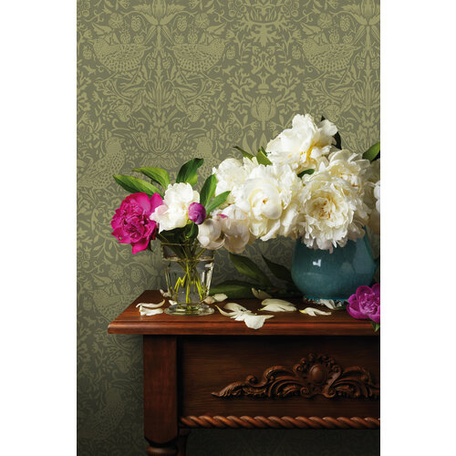 Dutch Wallcoverings British Heritage Vogel - Groen