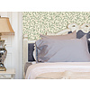 Dutch Wallcoverings FC British Heritage blaadjes wit/groen - KT20904