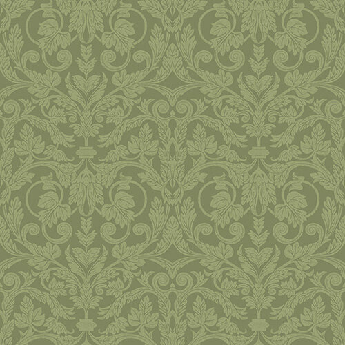 Dutch Wallcoverings Ekbacka - Rosali Green - Groen