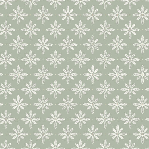 Dutch Wallcoverings Havsblick - Flora Light Green - Groen