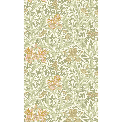 Dutch Wallcoverings Hidden Treasures 2 -Iris Soft Green - Groen