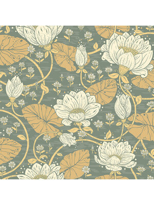 Dutch Wallcoverings Hjärterum - Eva - Groen Dutch Wallcoverings Hjärterum - Eva - Groen