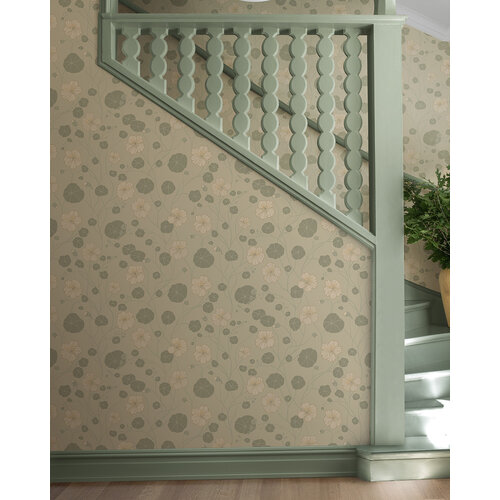Dutch Wallcoverings Langenas - Krasseslinga Green - Groen