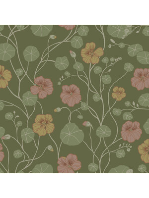 Dutch Wallcoverings FC Langenas- Krasseslinga Dark green - 12304