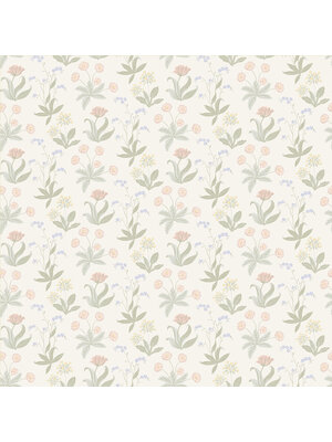 Dutch Wallcoverings FC Langenas- Fleur Green - 12311
