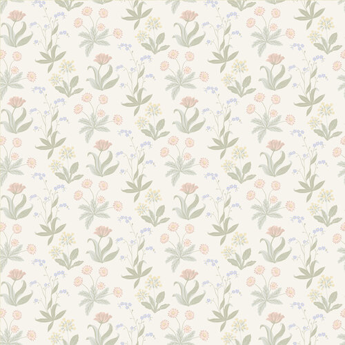 Dutch Wallcoverings Langenas - Fleur Green - Groen