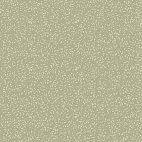 Dutch Wallcoverings Langenas - Adam Olive Green - Groen