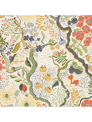 Dutch Wallcoverings Lina II - Ann Green - Groen Dutch Wallcoverings Lina II - Ann Green - Groen