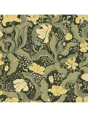 Dutch Wallcoverings Lina II - Bodri Green - Groen Dutch Wallcoverings Lina II - Bodri Green - Groen