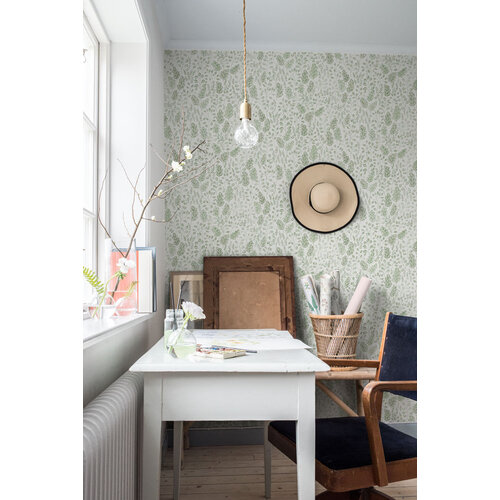 Dutch Wallcoverings Morgongava - Vera Green - Groen