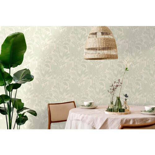 Dutch Wallcoverings Sahara - Oasis Sage - Groen