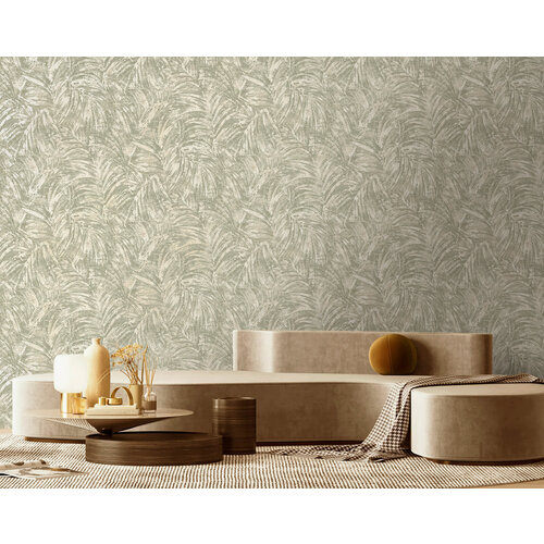 Dutch Wallcoverings Sahara - Pindo Sage Beads - Groen