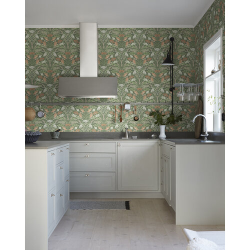Dutch Wallcoverings Sunnano - Värmdö Green - Groen