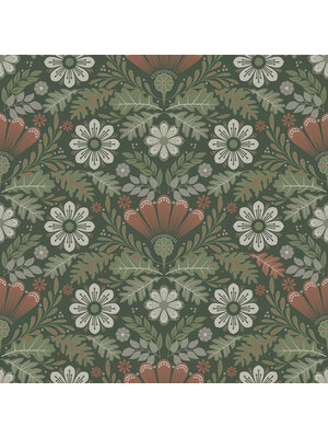Dutch Wallcoverings Sunnano - Klockrike Green - Groen