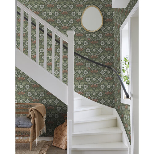 Dutch Wallcoverings Sunnano - Klockrike Green - Groen