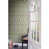 Dutch Wallcoverings Hidden Tr2 -Myrtle Green/Apricot - Groen/Abrikoos